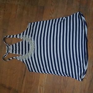 Pathway Peal & Beads Tank Top Size Large